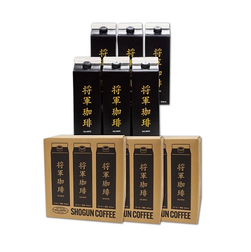 【サザコーヒー】将軍冷珈琲 アイスコーヒー 無糖 1000ml&times;18本