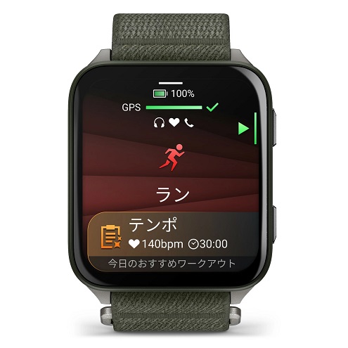 【ガーミン】Venu X1 Moss スマートウォッチ ゴルフ機能