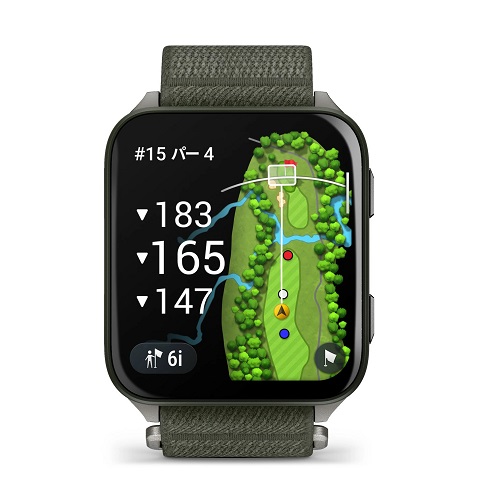 【ガーミン】Venu X1 Moss スマートウォッチ ゴルフ機能