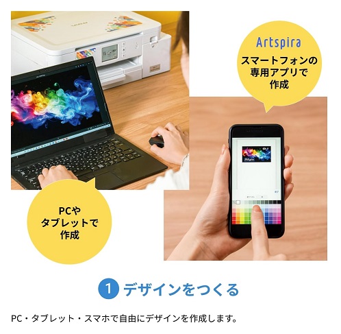 【ブラザー】オリジナルアイテムを作れる昇華転写プリンター