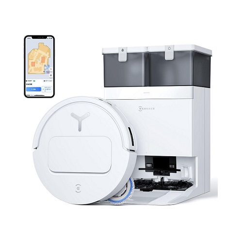 【ECOVACS】T50 OMNI ロボット掃除機 加圧回転式デュアルモップ