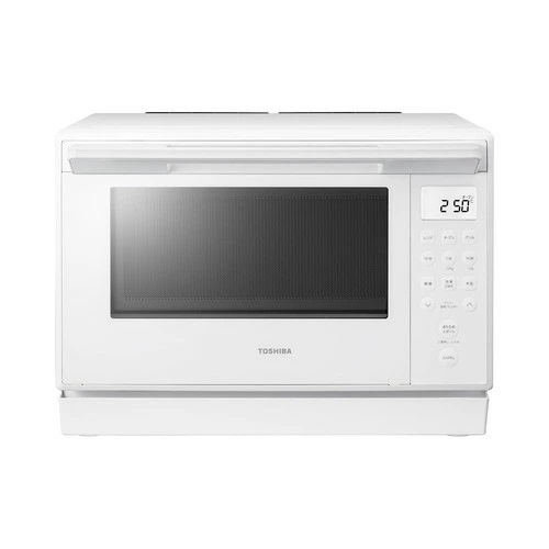 【東芝】コンパクトワイド＆フラット 角皿スチームオーブンレンジ 23L