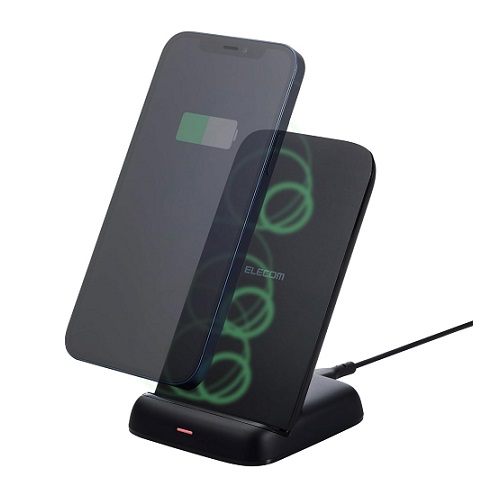 【エレコム】Qi規格対応ワイヤレス充電器