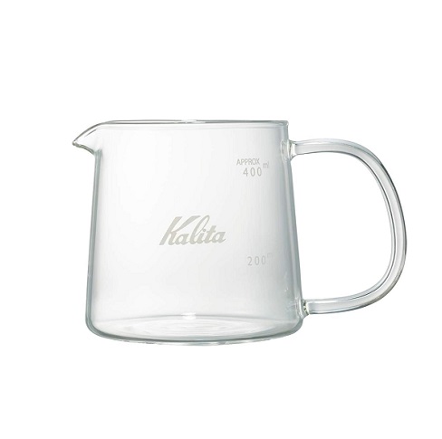 【Kalita】洗いやすいコーヒーサーバー 保温耐熱ガラス 400ml