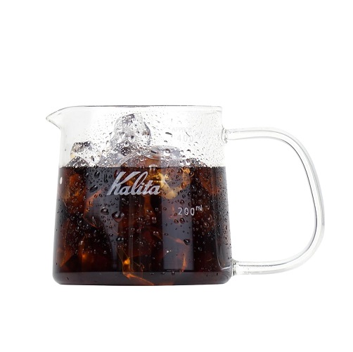 【Kalita】洗いやすいコーヒーサーバー 保温耐熱ガラス 400ml