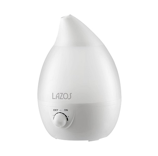 【LAZOS】しずく型加湿器 超音波式 容量3L