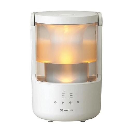 【RHYTHM】MIST250 プールレス加湿器 持ち運びに便利 WH