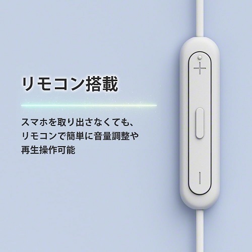 【SONY】5mm小型ドライバー搭載 USB-C 有線イヤホン WH