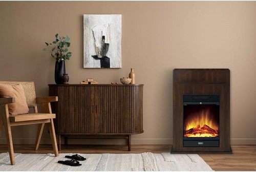 【Dimplex】送風機能付きファンヒーター スリムで美しい電気暖炉