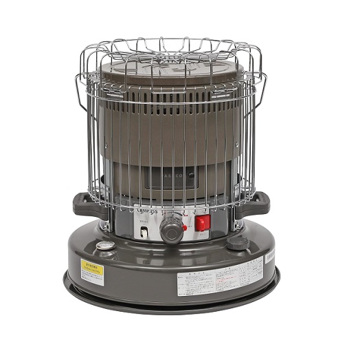 【PASECO】対流型 石油ストーブ タンク容量7L アーミーグリーン