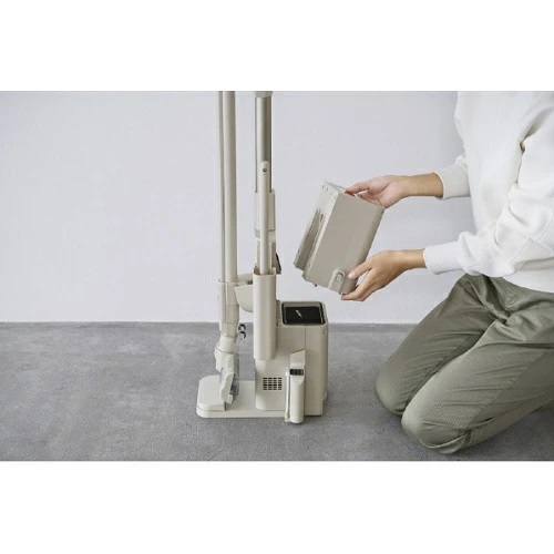 【アイリスオーヤマ】MagiCaleena ゴミ回収ドック付き掃除機