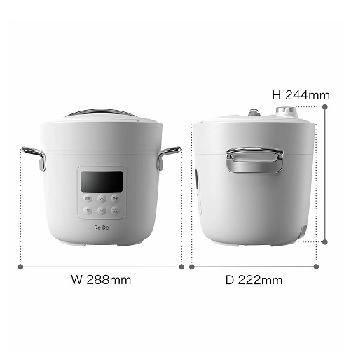 【A-Stage】Re・De 電気圧力鍋 炊飯や低温調理もおまかせ 2L