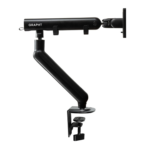 【GRAPHT】モニターアーム メカニカル式 34インチ対応 BK