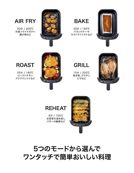 【Russell Hobbs】エアフライオーブン 多彩な調理が可能