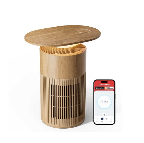 【SwitchBot】空気清浄機Table ~25畳 1台5役 360°空気清浄
