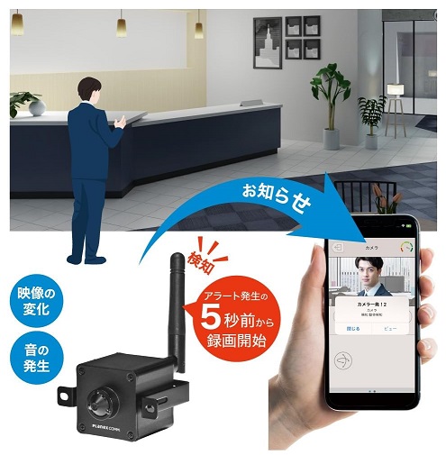 【Planex】200万画素 ミニネットワークカメラ