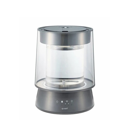 【QUADS】イルミネーションが美しいガラススチーム加湿器