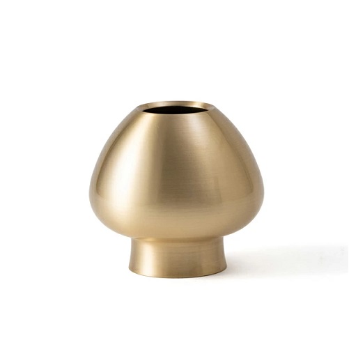 【能作】きのこモチーフの真鍮製花器 Sサイズ