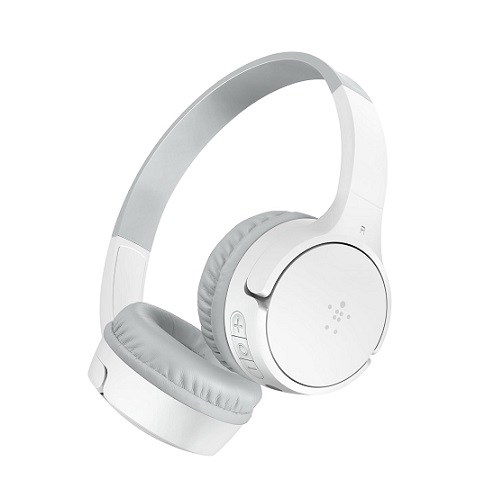【Belkin】子供用 ワイヤレスヘッドフォン 通話マイク搭載 WH