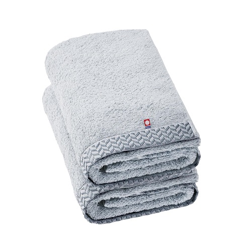 【MOREAGE】高級感のあるボリューム 大判バスタオル 2枚セット