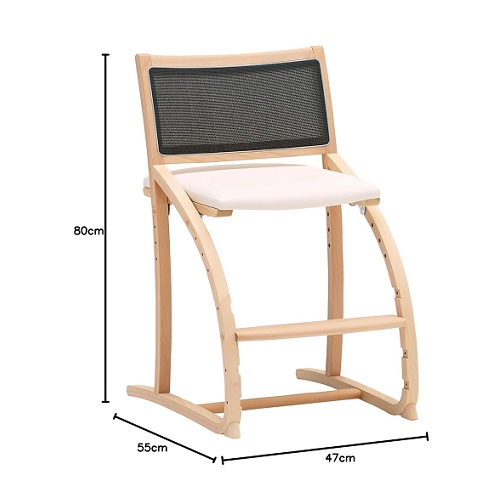 【カリモク】学習椅子 ピュアオーク ノバリエデスクチェア