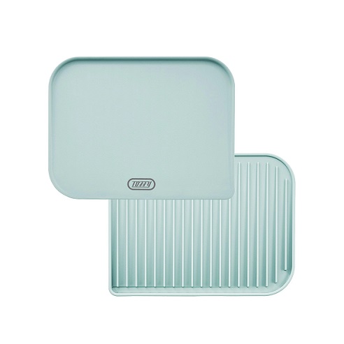 【Toffy】1台2役 便利な水切り付きカッティングボード