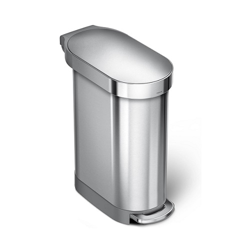 【simplehuman】スリムステップカン 45L ペダル式ゴミ箱
