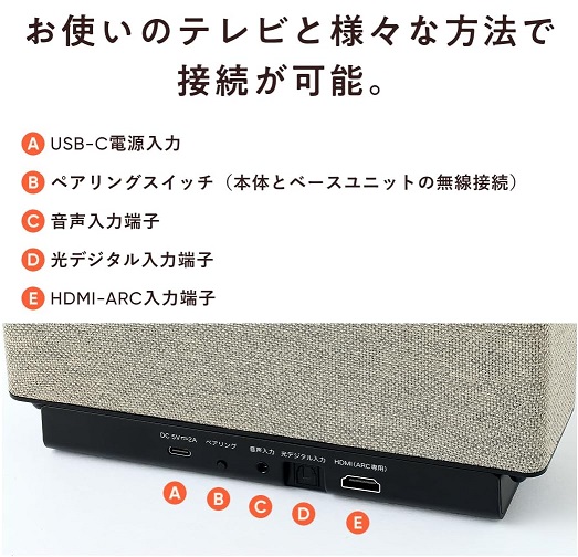 【ミライスピーカー】2in1多機能スピーカー 言葉くっきり、音楽も楽しめる