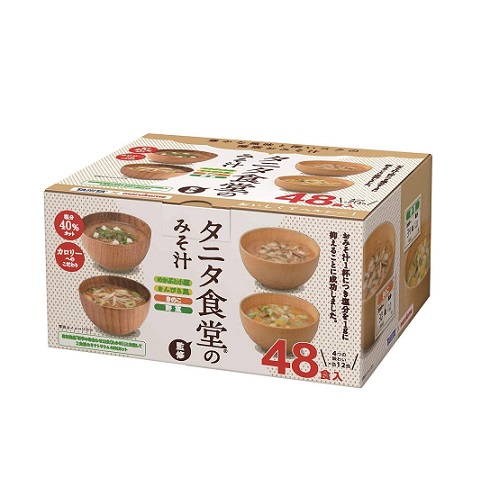 【マルコメ】タニタ食堂のみそ汁 減塩 即席味噌汁 48食
