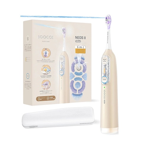 【SOOCAS】ウォーターフロス内蔵 3in1電動歯ブラシ