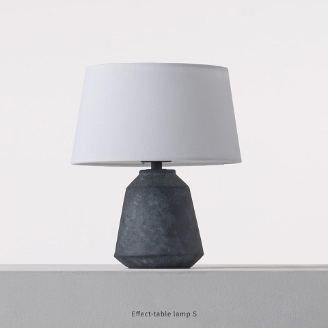 【ART WORK STUDIO】エフェクトテーブルランプ S 陶器 GRY