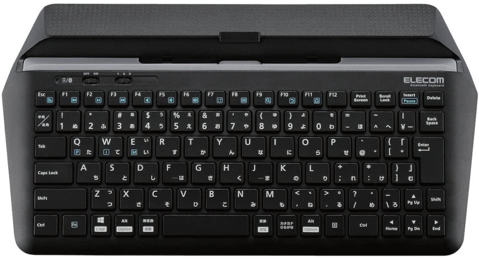 エレコム キーボード Bluetooth　スタンド付 ブラック