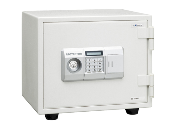 テンキー式　耐火金庫　21.6L ホワイト【エイコー(EIKO) 】