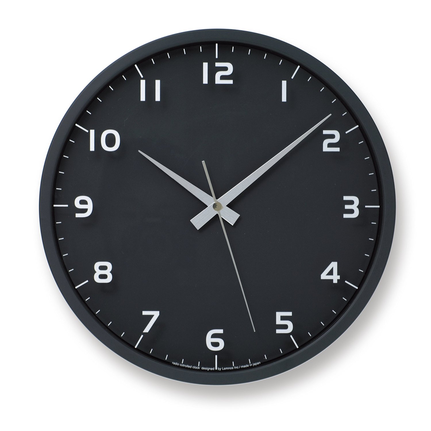 【Lemnos】nine clock 時計（ブラック）