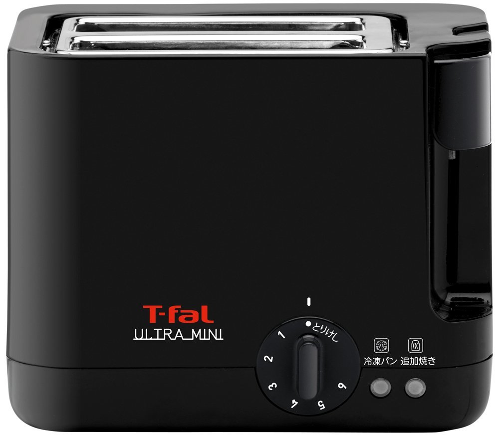 トースター ウルトラミニ ポップアップ(ソリッドブラック)【T-fal (ティファール)】