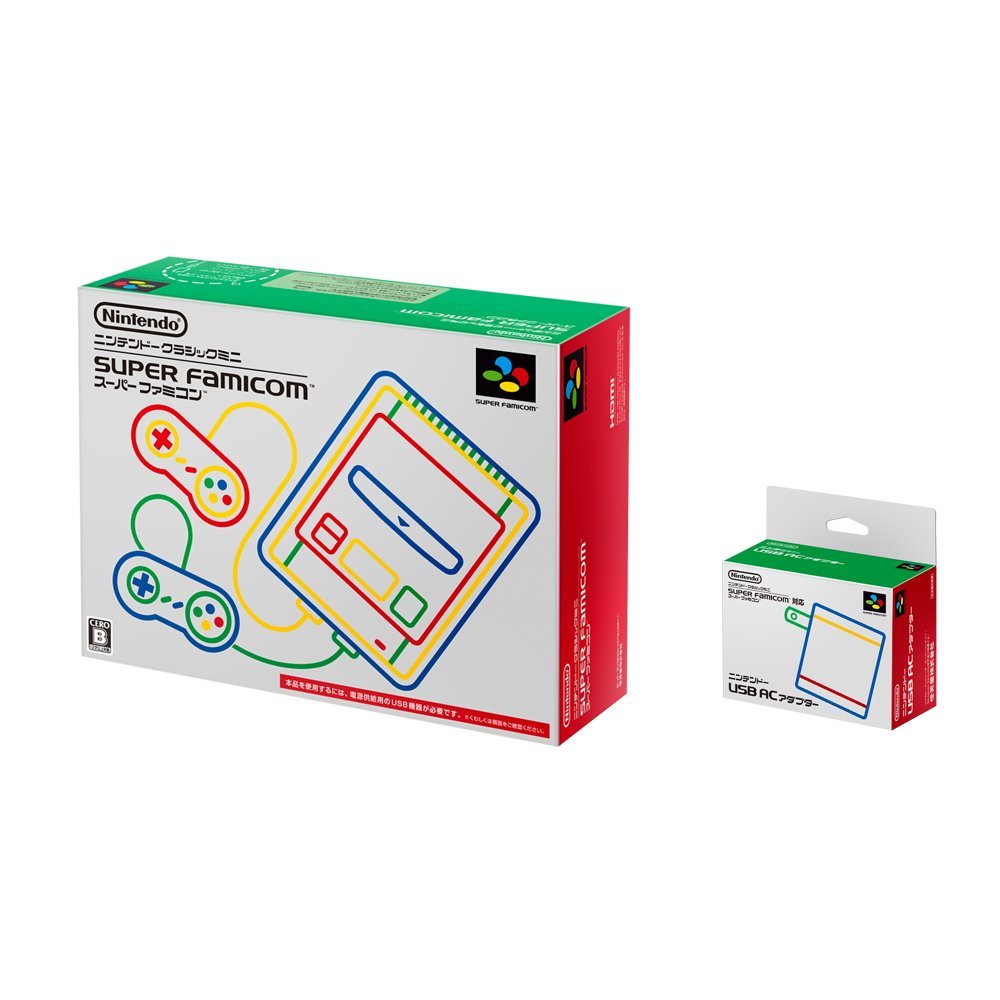 ニンテンドークラシックミニ スーパーファミコン+USB ACアダプター