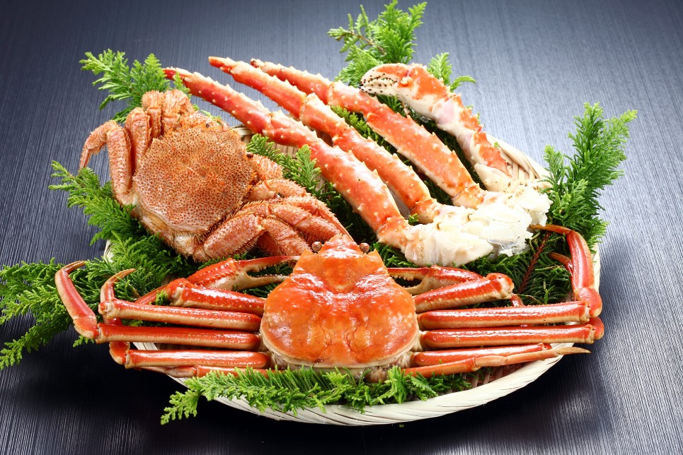 北海かにづくし (タラバ肩脚500g、ずわい蟹500g、毛蟹350g)